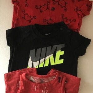 Nike Black and Neon Kids Rompers